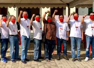Panitia Pemilihan Ketua RW Cluster Flamboyan Alam Sutera. (Foto/Jkw)