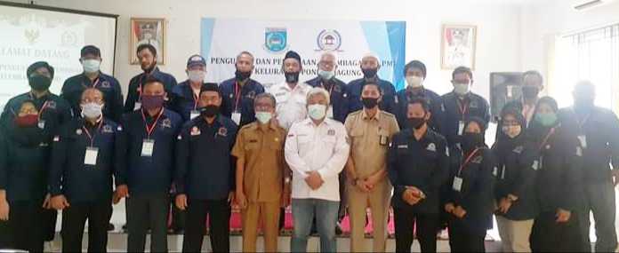 Peserta acara penguatan kelembagaan DPD LPM Kota Tangsel. (Foto/Jkw)