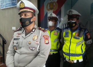 Kasatlantas Polres Tangsel, AKP Dicky Dwi Priambudi Sutarman.