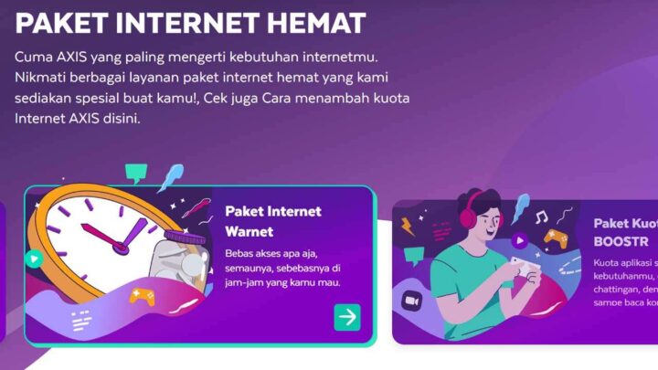 6 Paket Data Axis Untuk Berbagai Keperluan